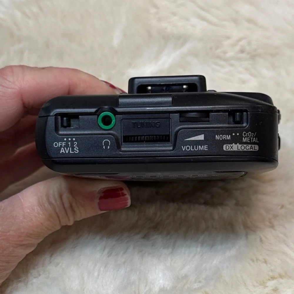 Sony Black Walkman FM/AM Cassette Player